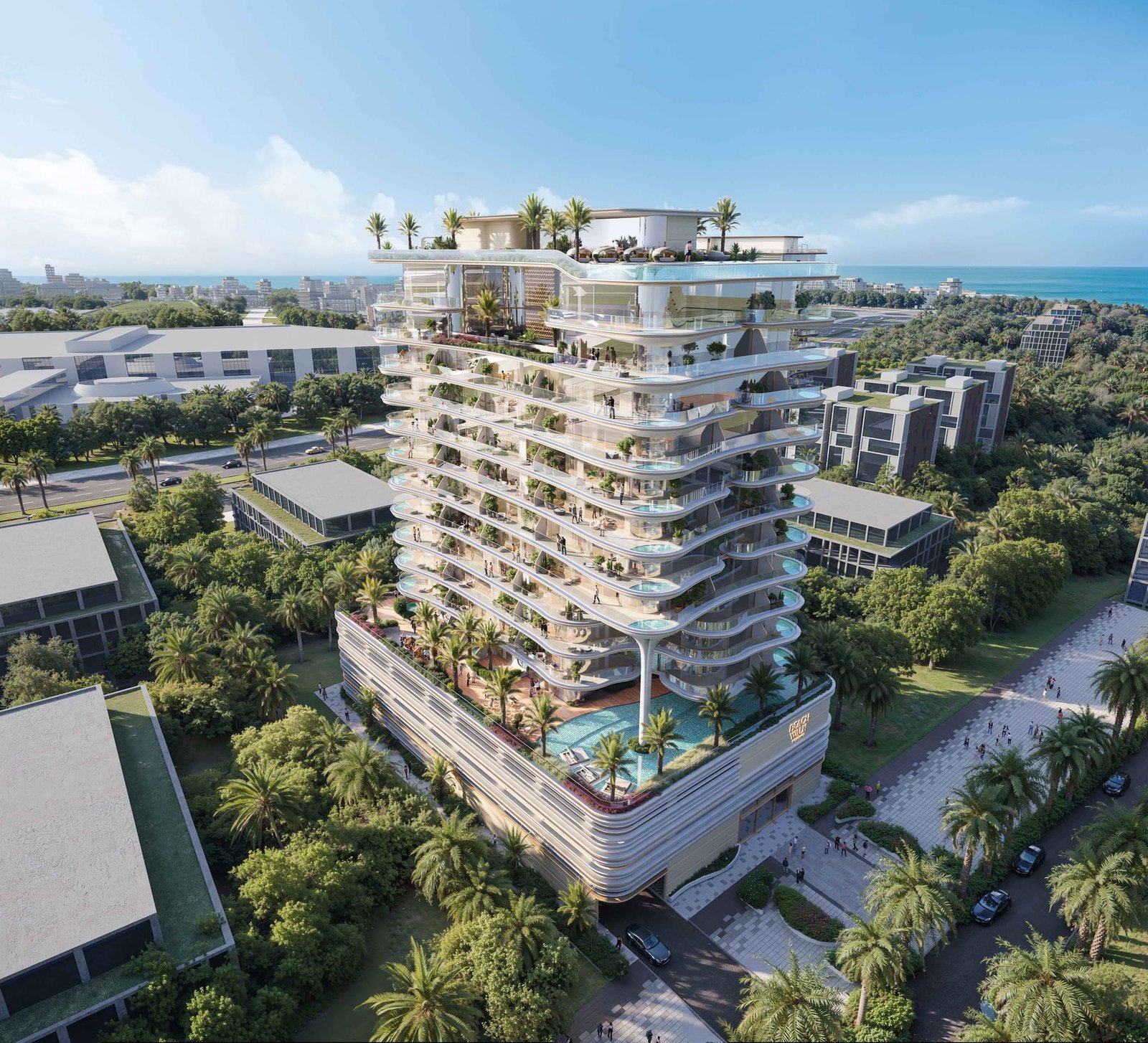Beach Walk Residence II by Imtiaz — construction site